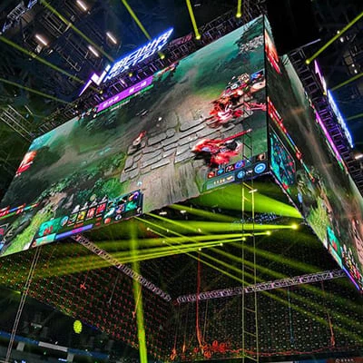 شاشة LED الإيجار لـ Esports Arena Jumbotrons